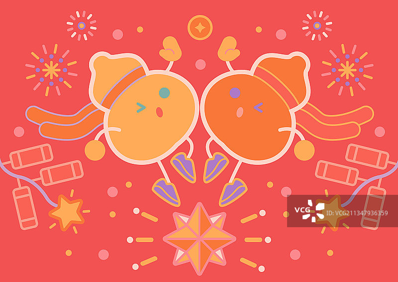 福禄双全-一双葫芦图片素材