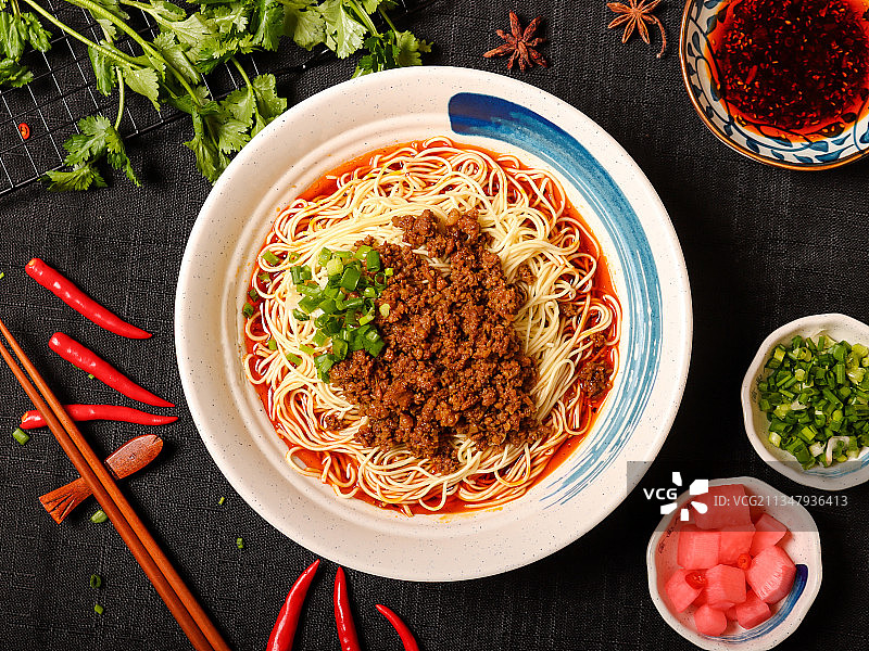 重庆杂酱小面图片素材