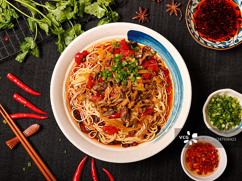 鸡杂小面图片素材