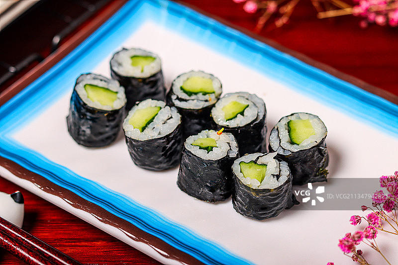 寿司青瓜小卷图片素材
