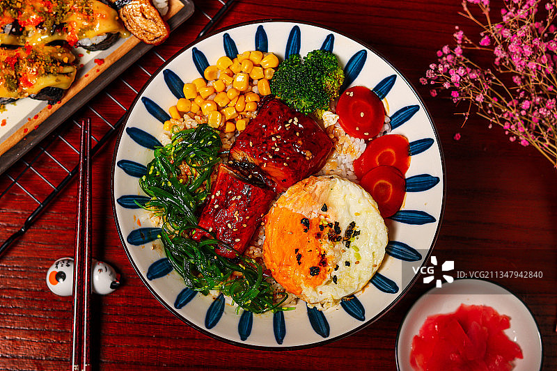 鳗鱼饭图片素材