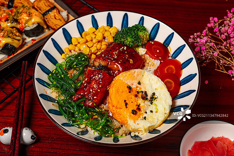 鳗鱼饭图片素材