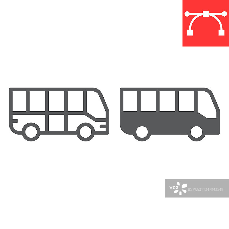 公交线路标志图标图片素材