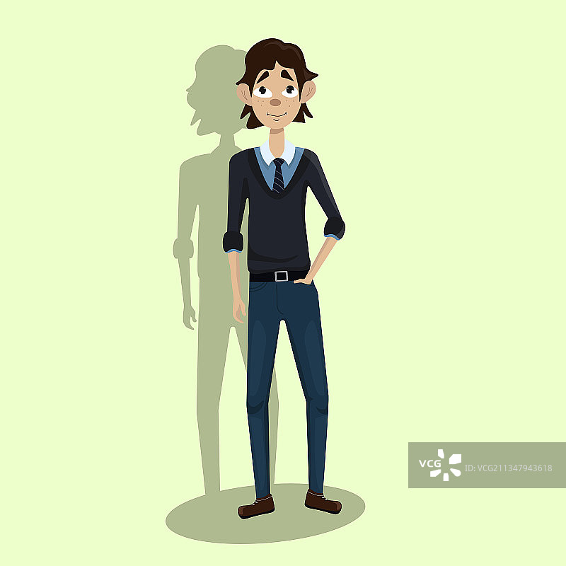 穿衬衫的上班族图片素材