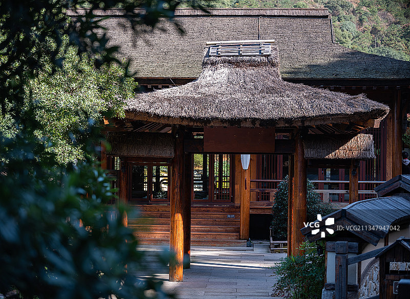 拈花湾鹿鸣谷度假胜地图片素材
