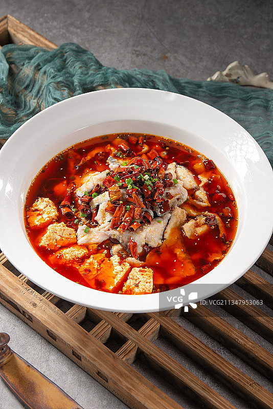 豆花水煮鱼图片素材