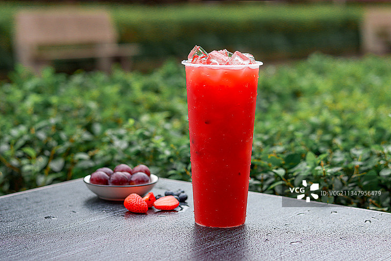 西瓜汁图片素材