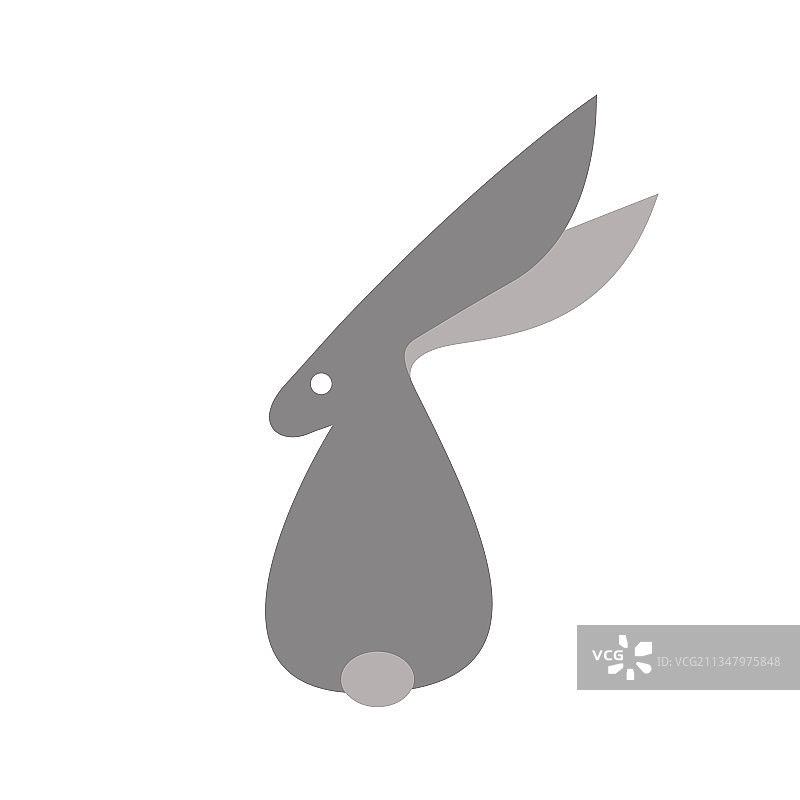 兔子动物标志或图标图片素材