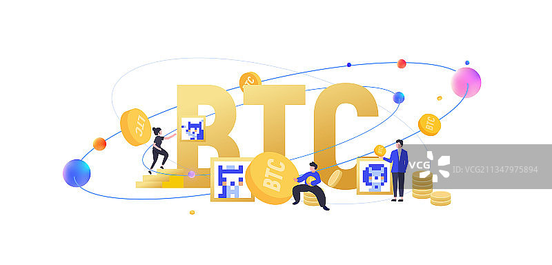 比特币图片素材