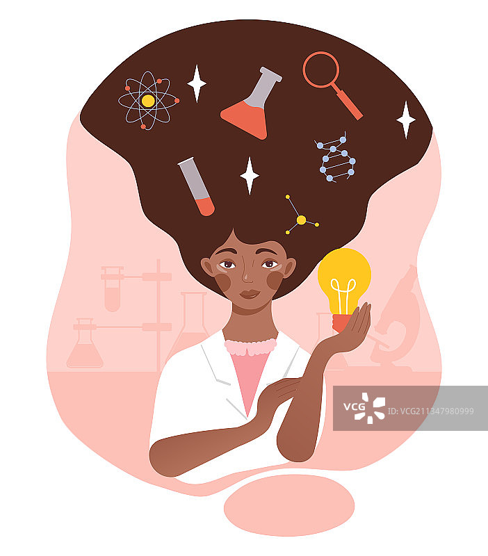 女科学家概念图片素材