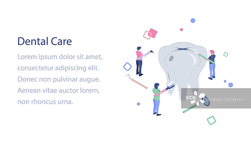 牙科护理团队图片素材