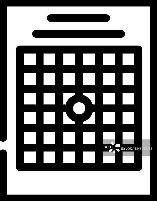 眼科用阿姆斯勒表线图标图片素材