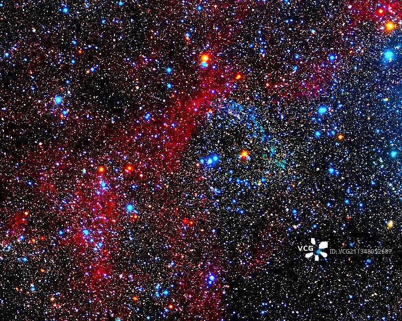 天鹅座环形星云WR134图片素材