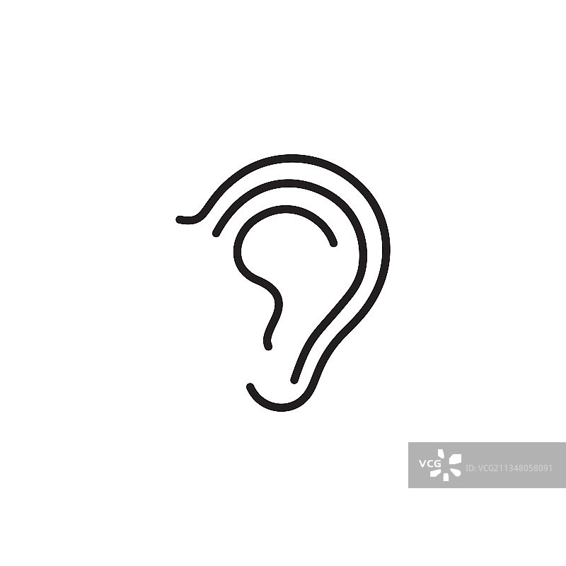 听力图标模板图片素材