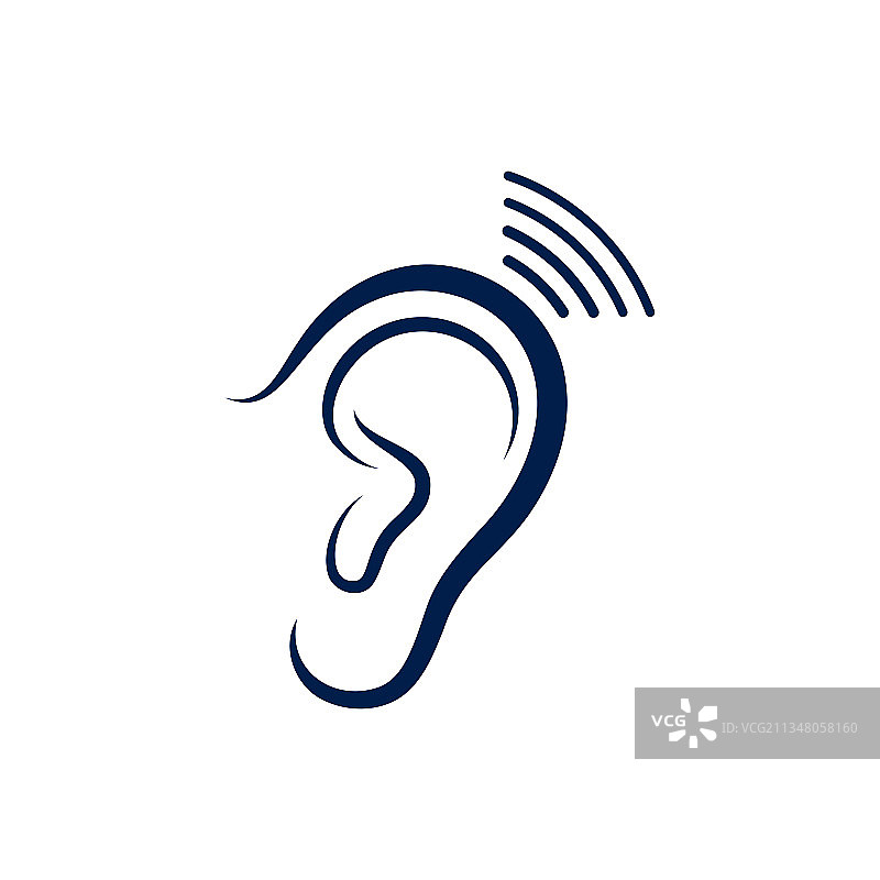 听力图标模板图片素材