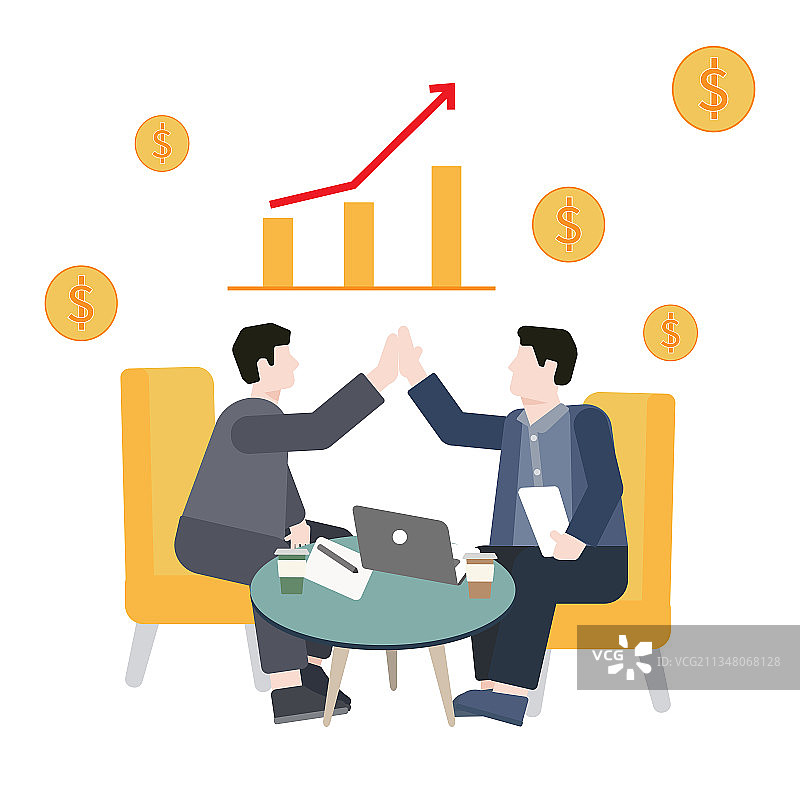 金融商务谈判图片素材