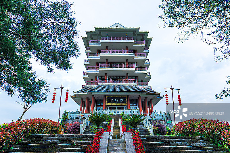 贵州遵义湄潭茶海星空银河图片素材