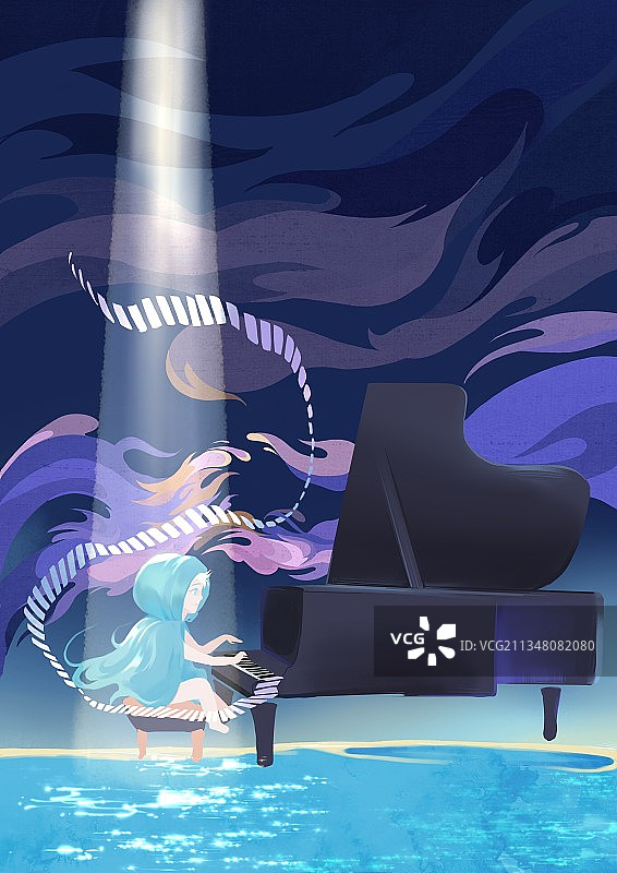 海上钢琴师图片素材