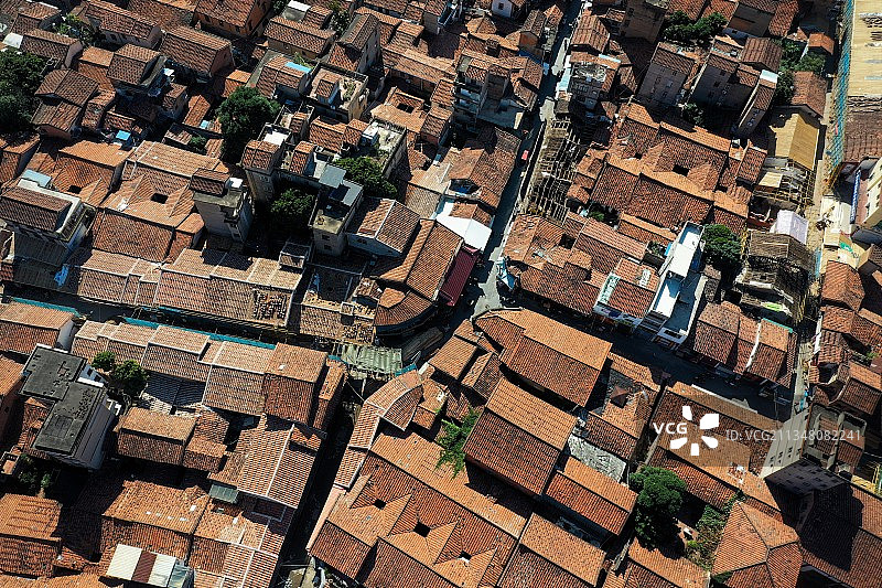 福建莆田老城航拍图片素材