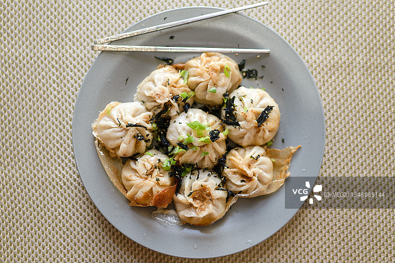 家庭自制美食小笼包图片素材