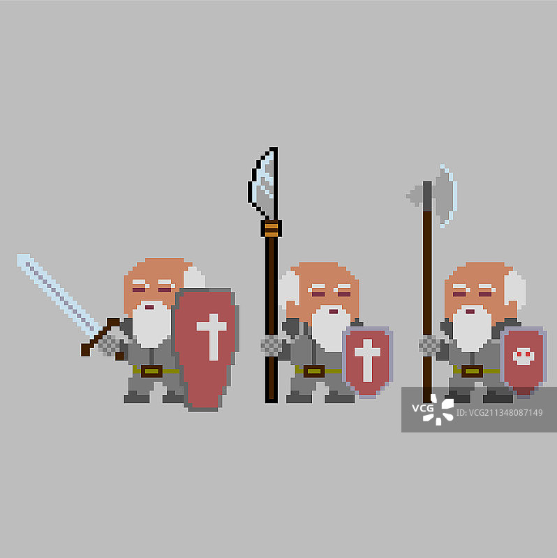 艺术风格像素人物素材图片素材