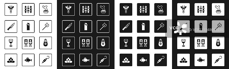 自制馅饼、打火机、肉类切碎机和香肠图片素材