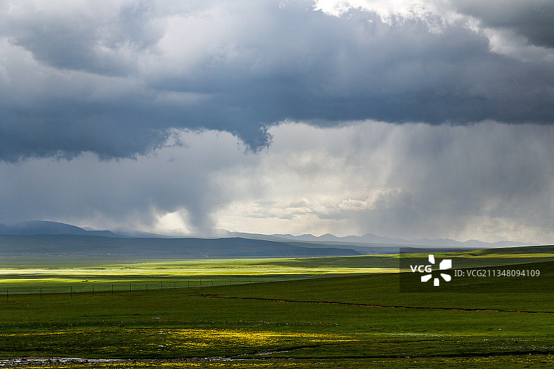 祁连大草原图片素材