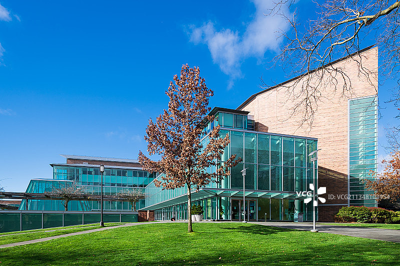 美国华盛顿大学校园一角图片素材