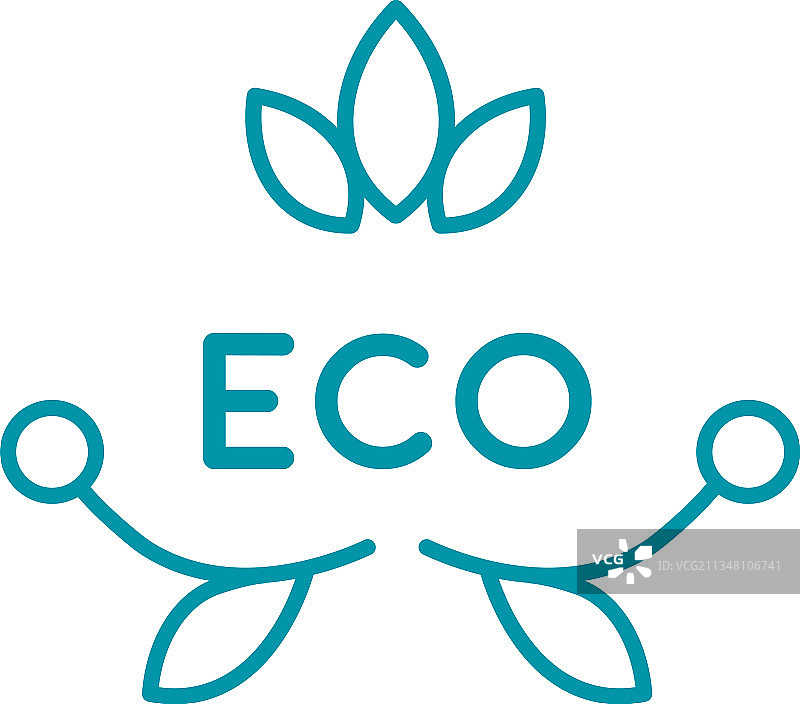 环保产品包装标签或标志图片素材