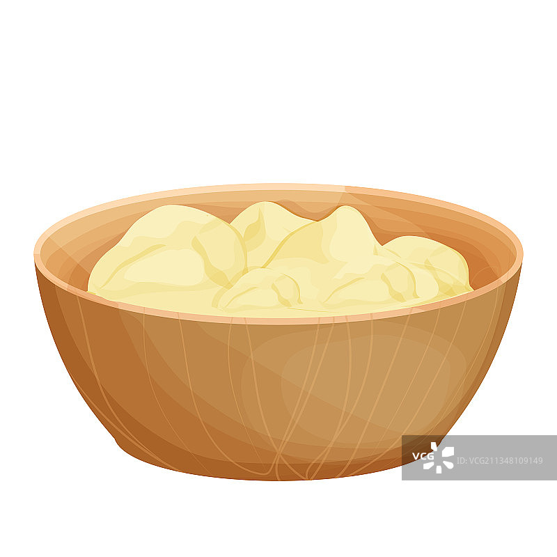 木碗里的印度酥油图片素材