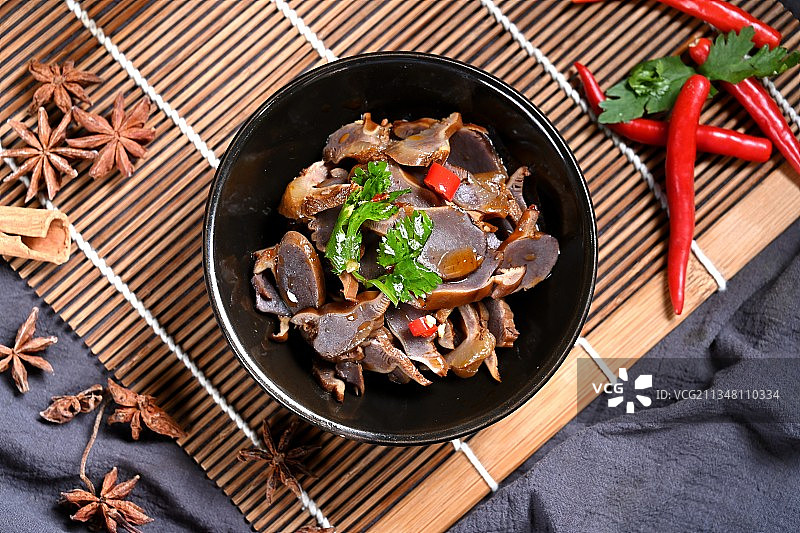 凉拌鸡胗图片素材