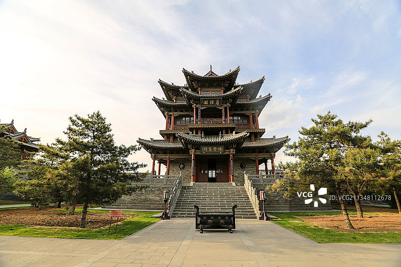 山西大同府文庙：尊经阁图片素材