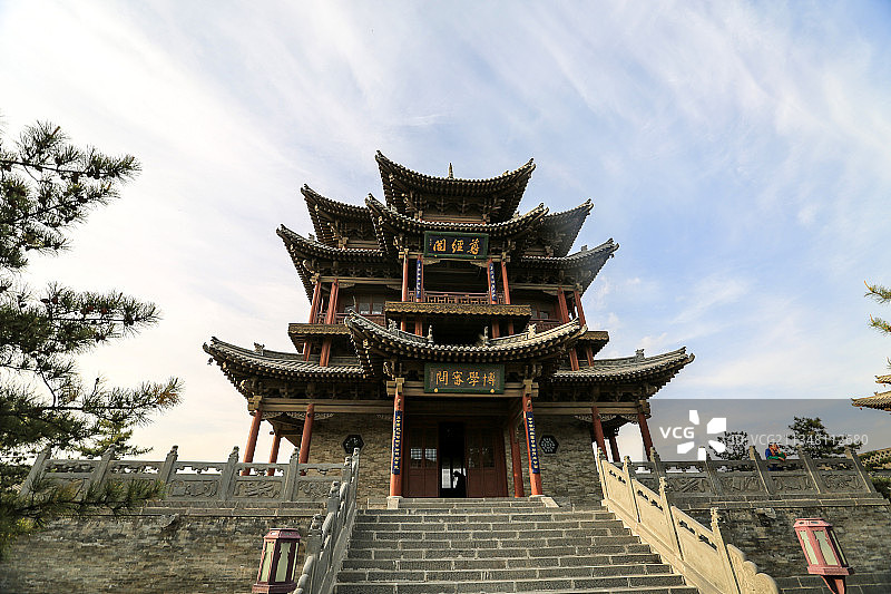 山西大同府文庙：尊经阁图片素材