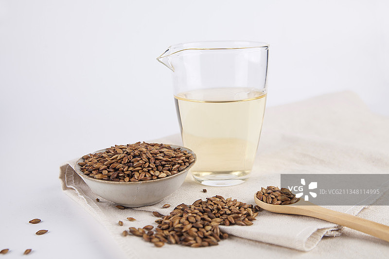 大麦茶，大麦图片素材