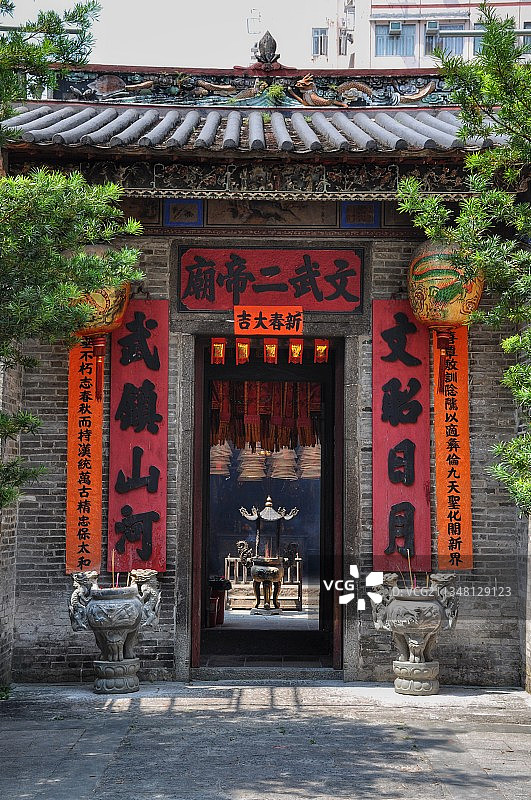 香港大埔文武二帝庙图片素材