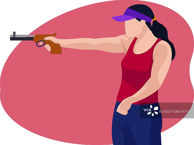 手枪射击图片素材