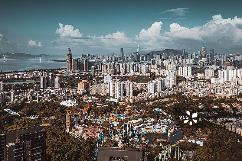 中国广东深圳南山都市风光图片素材