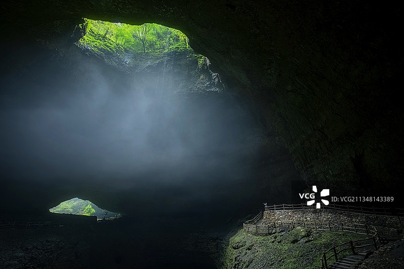 川洞庵天坑（3）图片素材