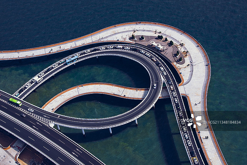 厦门鼓浪屿环岛路图片素材