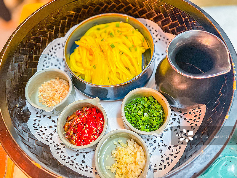 四川美食：黄凉粉图片素材