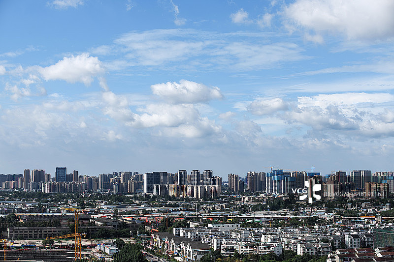 四川成都新都区大丰街道图片素材