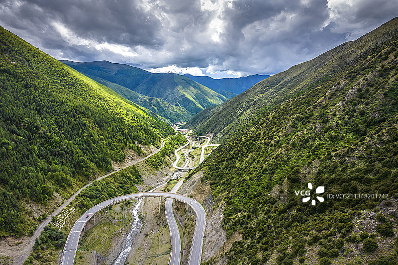 川藏线318自然风光图片素材