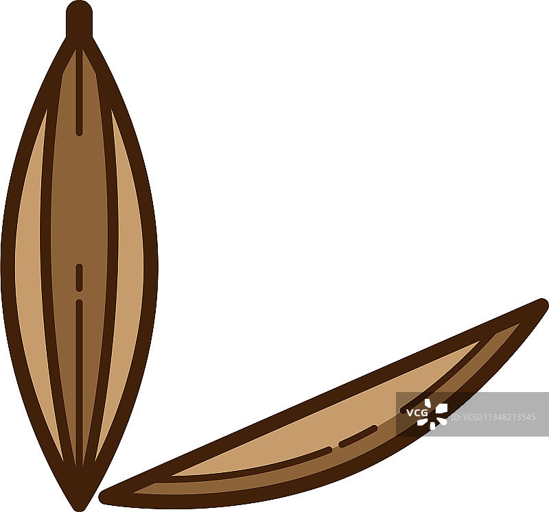 孜然图标设计模板图片素材