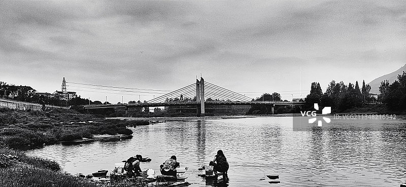 青弋江畔图片素材