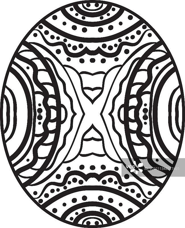 用于绘画的抽象图像禅绕画图片素材