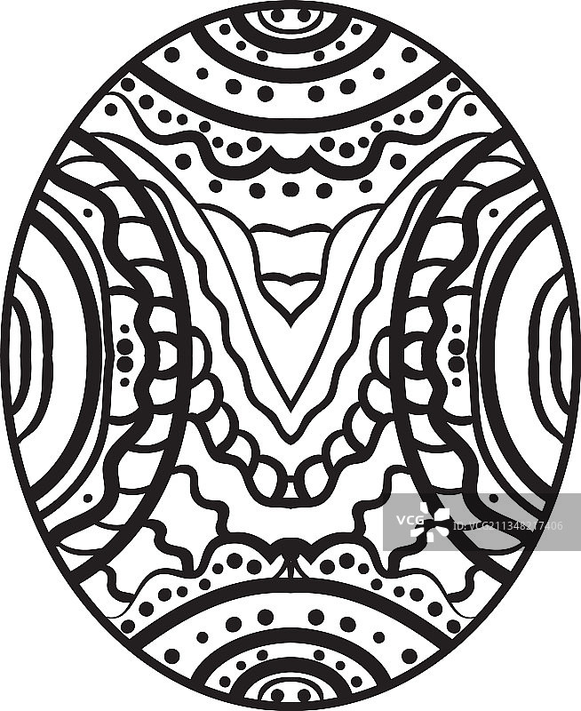 用于绘画的抽象图像禅绕画图片素材