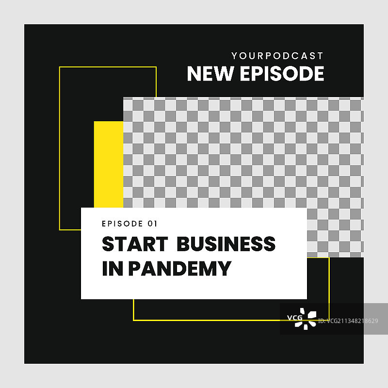 商业主题社交媒体帖子模板图片素材