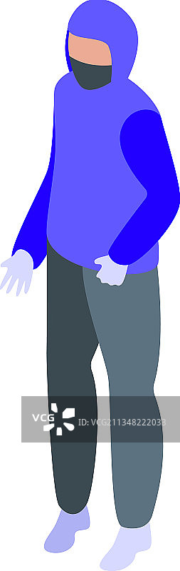 匿名图标等距人物图片素材