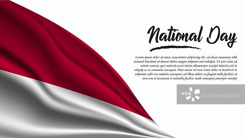 印度尼西亚国庆日banner背景图片素材