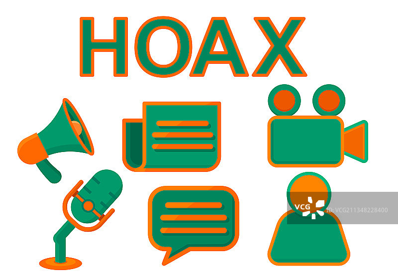 广播媒体信息图标集图片素材